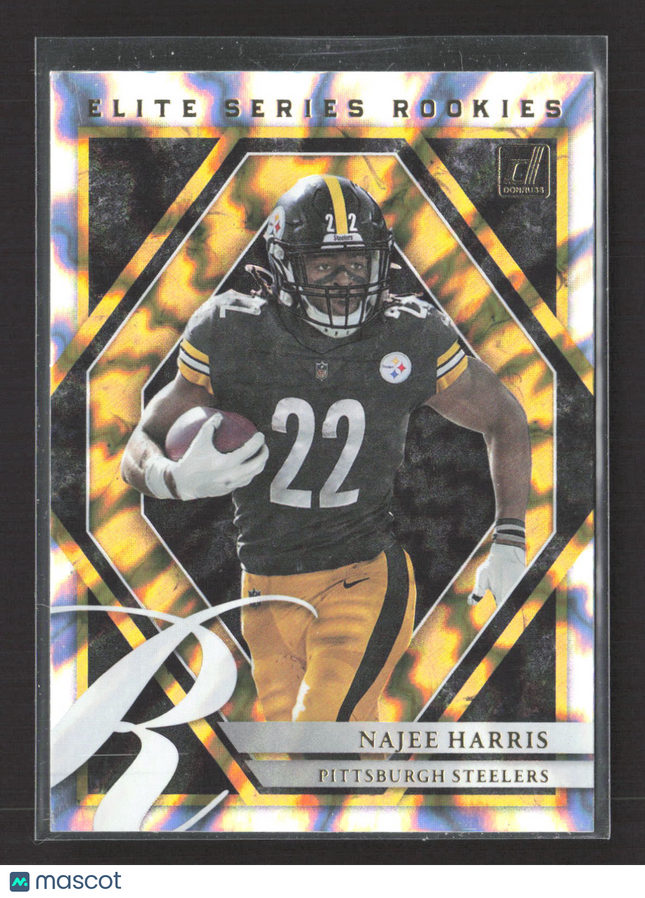 2021 Panini Donruss Elite Series Rookies Najee Harris #ESR-JHA