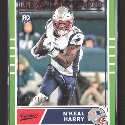 2020 Panini Chronicles Classics Football N'Keal Harry #C-5 Green RC