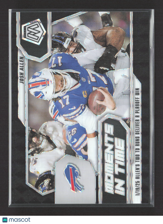 2025 Panini Mosaic Prizm Josh Allen #15 Black 1/1