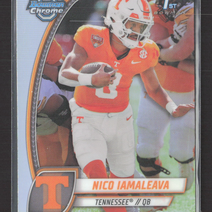 2024 Bowman Chrome Nico Iamaleava #139 Refractor 1st Bowman