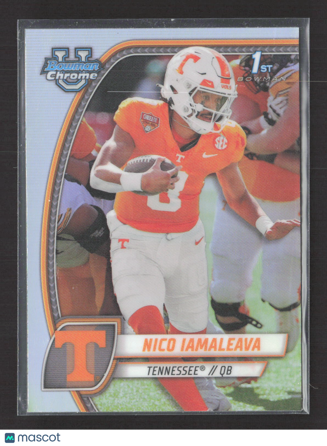 2024 Bowman Chrome Nico Iamaleava #139 Refractor 1st Bowman
