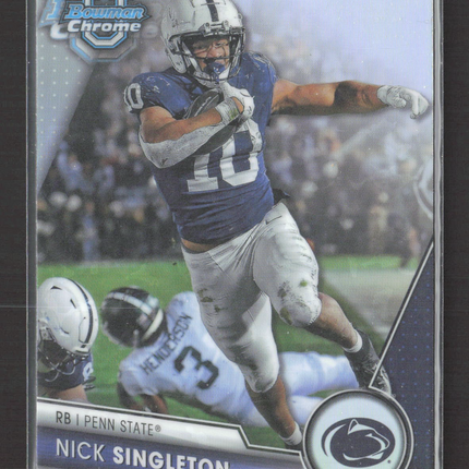 2023 Bowman Chrome University Nick Singleton #114 Refractor
