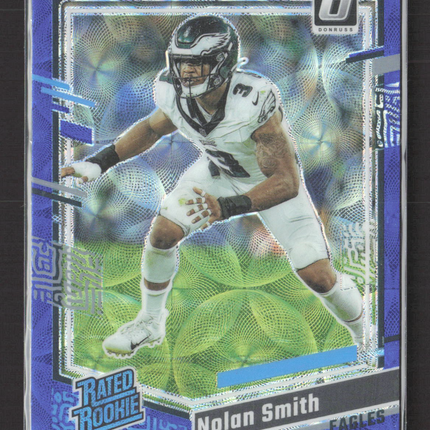 2023 Panini Donruss Optic Nolan Smith #283 Blue Scope