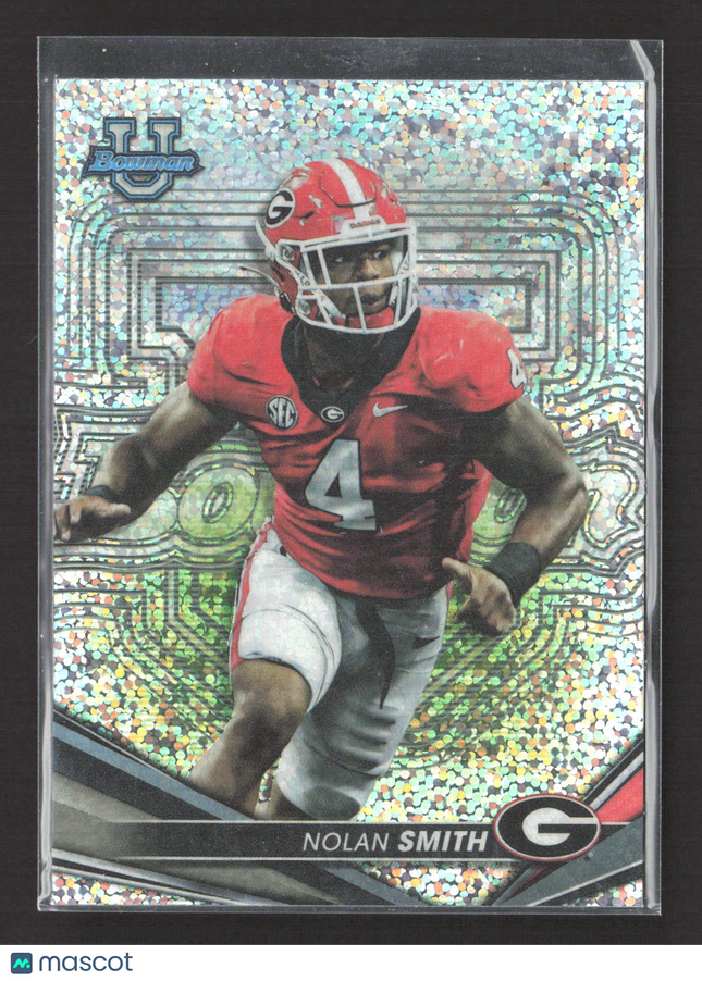 2022 Bowman University Nolan Smith #8 Speckle Refractor