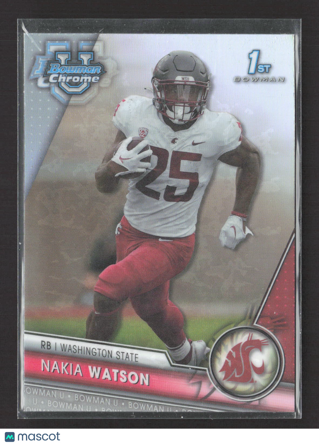2023 Bowman Chrome University Nakia Watson #140 1st Bowman