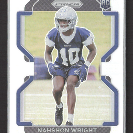 2021 Panini Prizm Nahshon Wright #438 RC