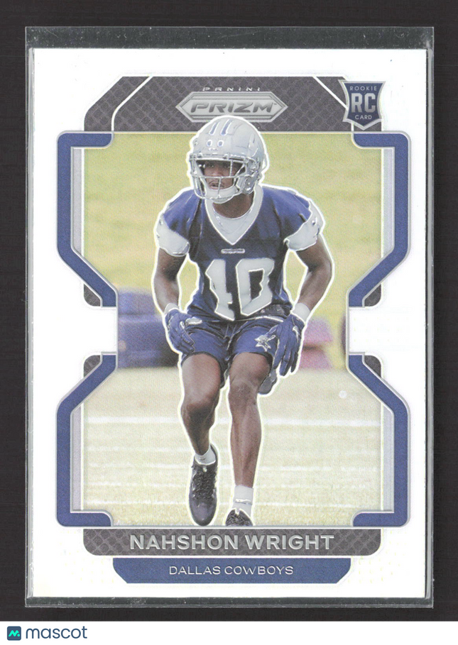 2021 Panini Prizm Nahshon Wright #438 RC