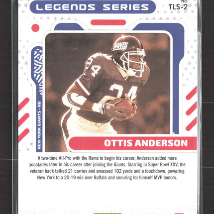 2023 Panini Donruss Legends Series Ottis Anderson #TLS-2 Holo