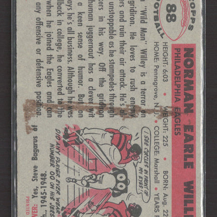 1945 Topps Norm Willey #88
