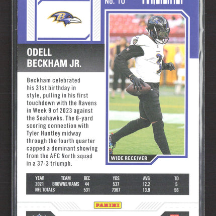 2023 Panini Contenders Football Odell Beckham Jr. #10 Game Ticket