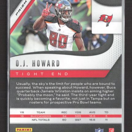 2019 Panini Prizm O.J. Howard #193 Blue Ice 15/99