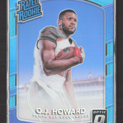 2017 Panini Donruss Optic Prizm O.J. Howard #192 Blue 215/299