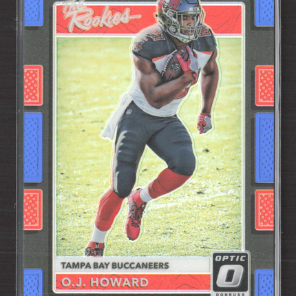 2017 Panini Donruss Optic The Rookies O.J. Howard #9 Blue /149