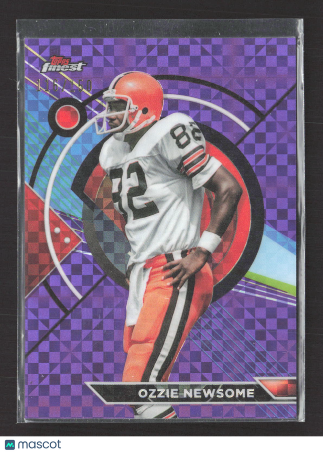 2024 Topps Composite Finest Ozzie Newsome #169 Purple Mosaic 116/150