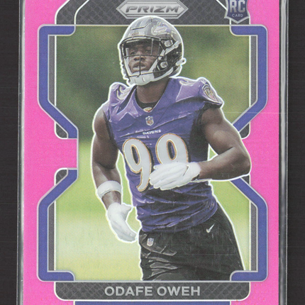 2021 Panini Prizm Odafe Oweh #380 Pink RC