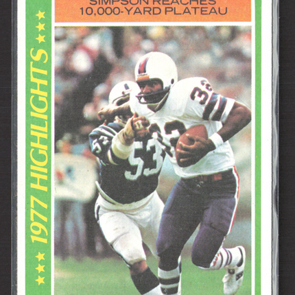 1978 Topps O.J. Simpson #4