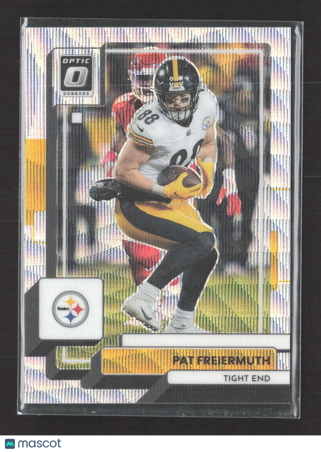 2023 Panini Donruss Optic Prizm Pat Freiermuth #167 Silver Wave 034/300