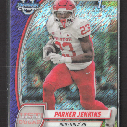 2024 Bowman Chrome University Parker Jenkins #141 Purple shimmer