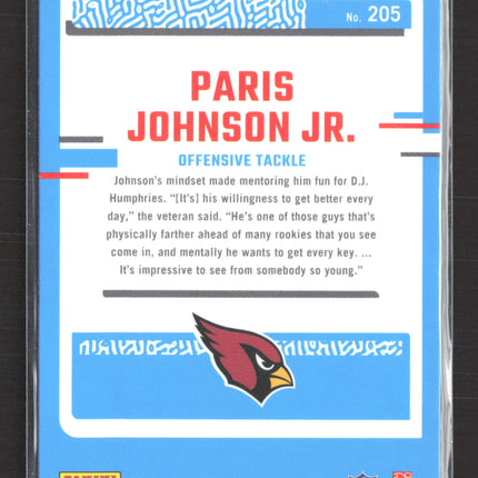 2023 Panini Donruss Optic Football Paris Johnson Jr. #205