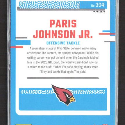 2023 Panini Donruss Optic Paris Johnson Jr. #304 Pink