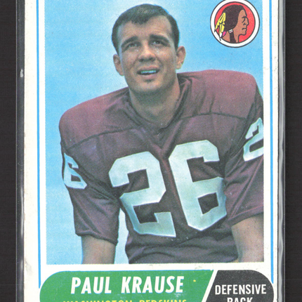 1967 Topps Paul Krause #166