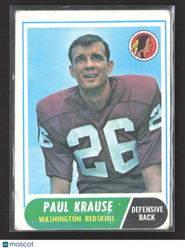 1967 Topps Paul Krause #166