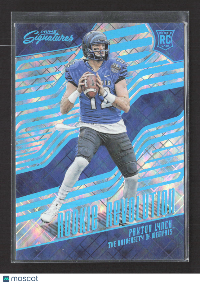 2016 Panini Prime Signatures Rookie Revolution Paxton Lynch #RR-PL RC 072/100