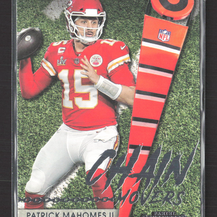 2021 Panini Contenders Chain Movers Patrick Mahomes II #CM-PMA