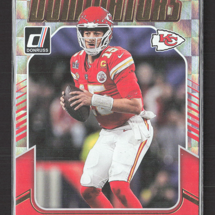 2024 Panini Donruss Dominators Patrick Mahomes II #2 Holo