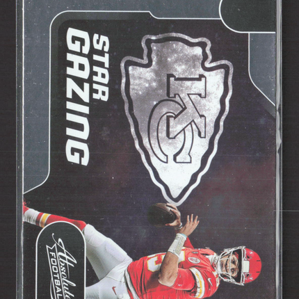 2022 Panini Absolute Football Star Gazing Patrick Mahomes II #SG-2