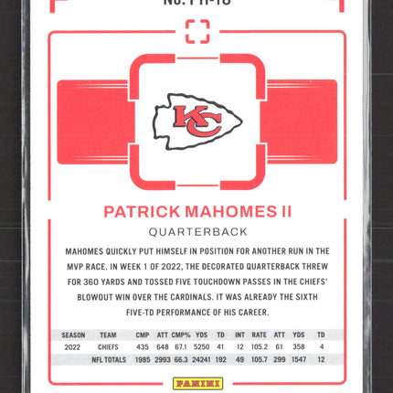 2023 Panini Chronicles Photogenic Patrick Mahomes II #PH-18