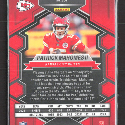 2023 Panini Mosaic Football Patrick Mahomes II #251 National Pride