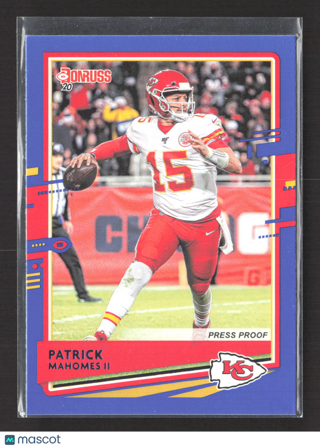 2020 Panini Donruss Patrick Mahomes II #1 Press Proof