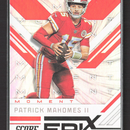 2019 Panini Score Epix Moment Patrick Mahomes II #EM-3