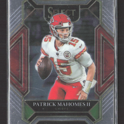 2022 Panini Select Football Patrick Mahomes II #202 Club Level