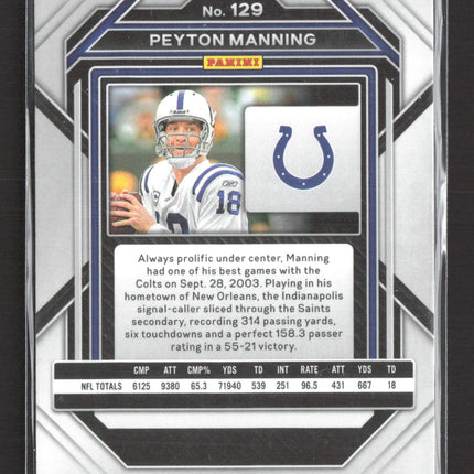 2023 Panini Prizm Football Peyton Manning #129