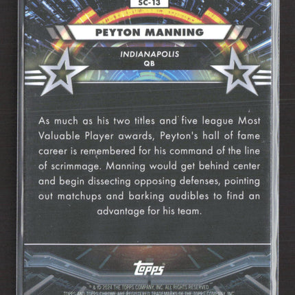 2024 Topps Chrome Star Command Peyton Manning #SC-13