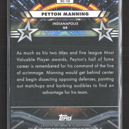 2024 Topps Chrome Star Command Peyton Manning #SC-13