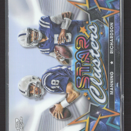 2024 Topps Chrome Star Clusters Peyton Manning Anthony Richardson #SCL-9