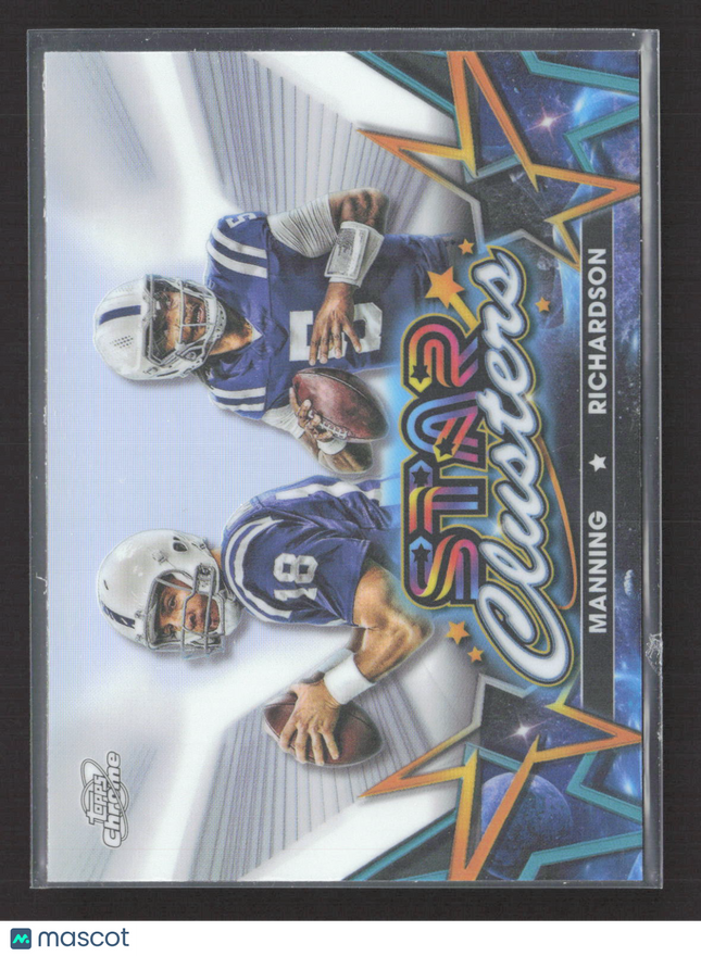 2024 Topps Chrome Star Clusters Peyton Manning Anthony Richardson #SCL-9