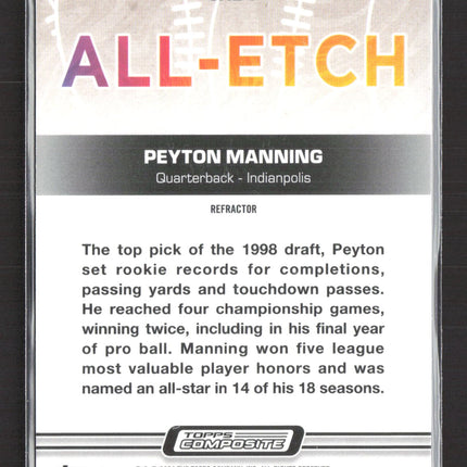 2024 Topps Composite Chrome All-Etch Peyton Manning #CAE-7 Refractor