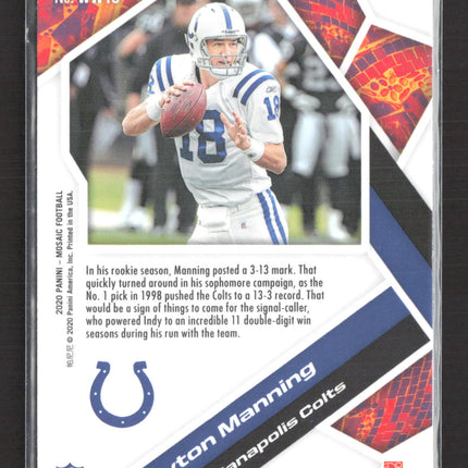 2020 Panini Mosaic Will to Win Peyton Manning #WW16