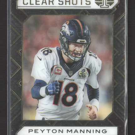 2020 Panini Illusions Clear Shots Peyton Manning #16 Acetate