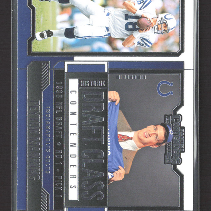 2023 Panini Contenders Historic Draft Class Peyton Manning #HDC-PM
