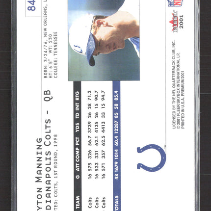 2001 Fleer Premium Peyton Manning #84