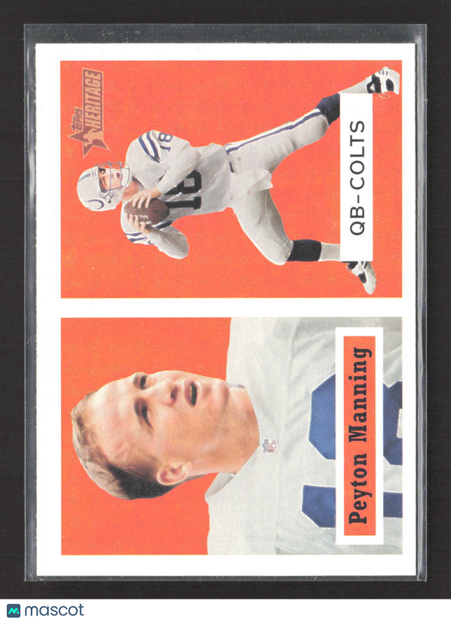 2002 Topps Heritage Peyton Manning #86