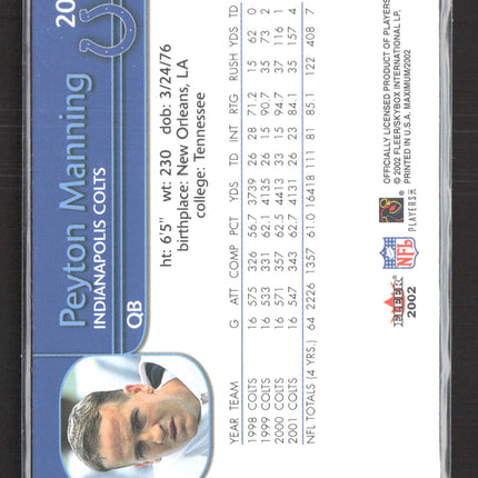 2002 Fleer Maximum Peyton Manning #206