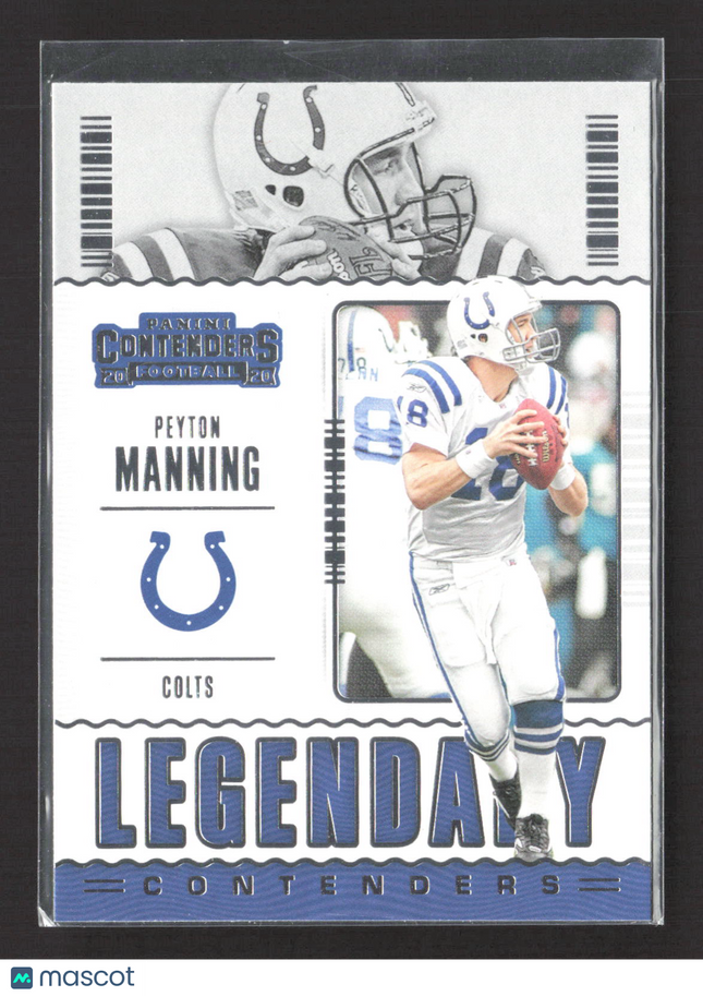 2020 Panini Contenders Legendary Contenders Peyton Manning #LC-PMA