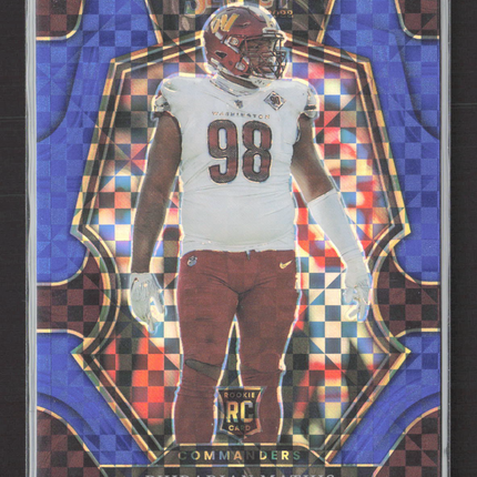 2023 Panini Select Prizm Premier Level Phidarian Mathis #200 Blue RC 093/149