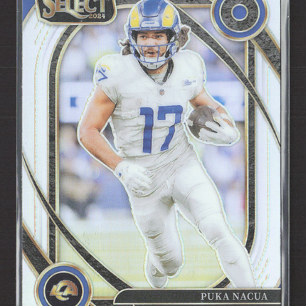 2025 Panini Select Prizm Puka Nacua #287 Club Level silver